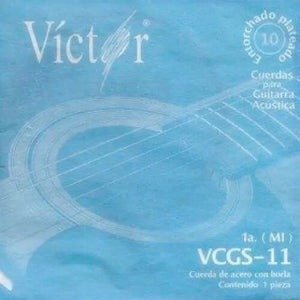 1ra Cuerda Acero para Guitarra Acústica 11 Victor