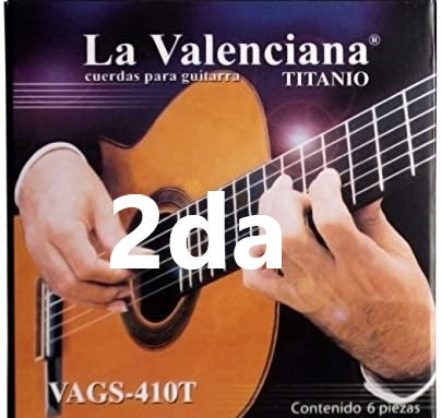 2da Cuerda Nylon para Guitarra Acústica 412T La Valenciana
