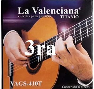 3ra Cuerda Nylon para Guitarra Acústica 403 La Valenciana