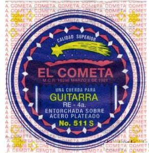 4ta Cuerda de Acero para Guitarra Acústica 511 El Cometa