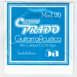 5ta Cuerda Nylon para Guitarra Acústica PRA-20-5A Prado