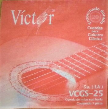 5ta Cuerda Nylon para Guitarra Acústica 25 Victor