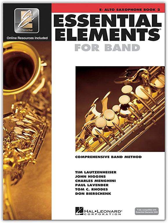 Método para Saxofón Alto Essential Elements Vol.2 HL00862594 Hal Leonard