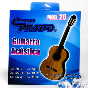 Encordadura de Nylon para Guitarra Clásica PRA-20 Prado