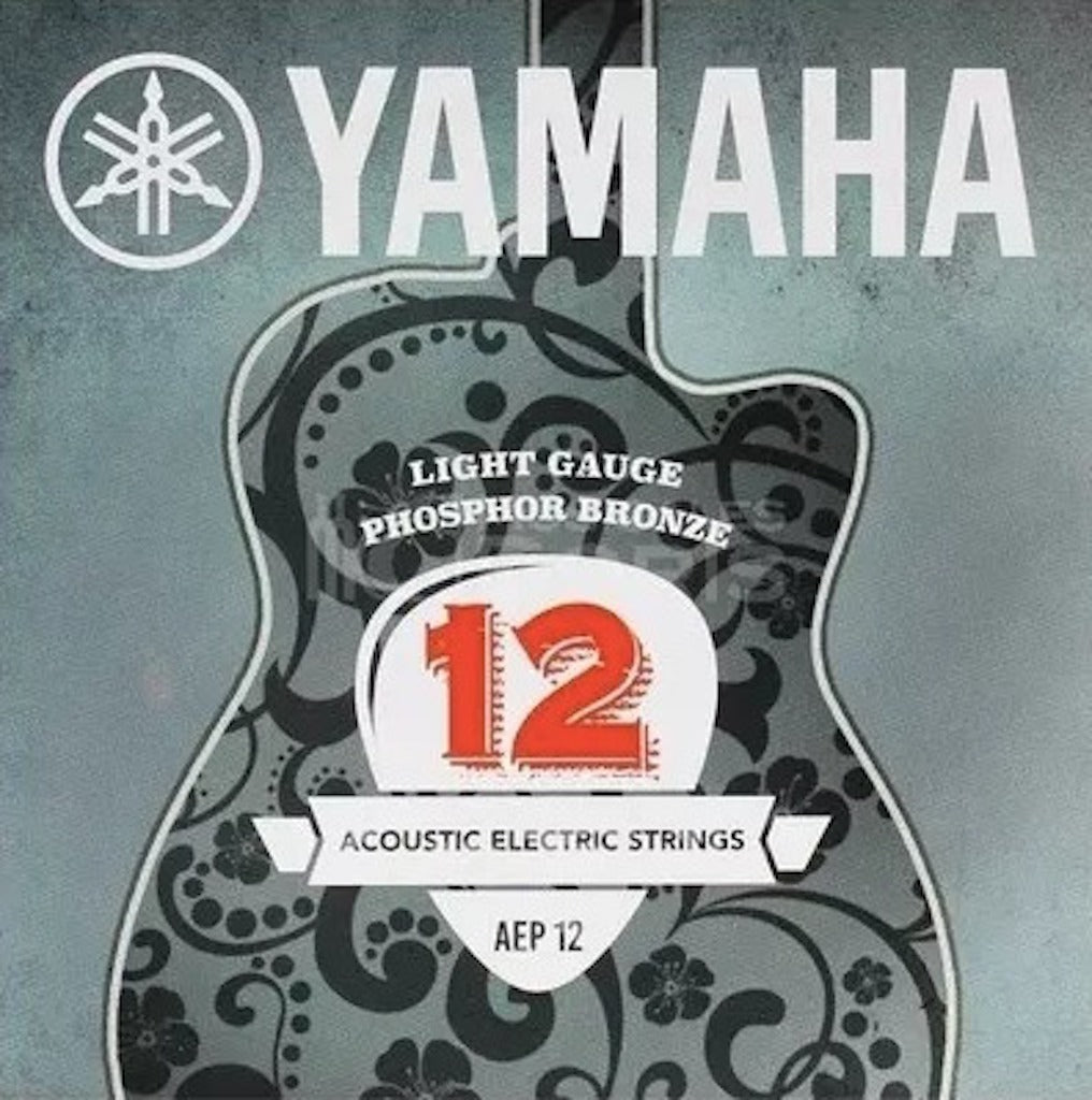 Encordadura de Bronce para Guitarra Electroacústica AEP12 Yamaha